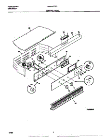 02 - Control Panel parts for Frigidaire Oven TEB500CCB3 from AppliancePartsPros.com