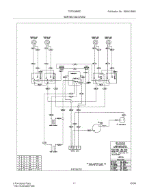 11 - Wiring Diagram parts for Tappan Range TEF303BWD from AppliancePartsPros.com