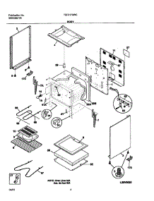 05 - Body parts for Tappan Range TEF317AWC from AppliancePartsPros.com