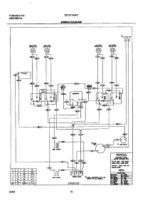 10 - Wiring Diagram parts for Tappan Range TEF317AWC from AppliancePartsPros.com