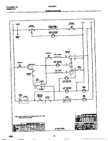 06 - Wiring Diagram parts for Frigidaire Range TEF350SCWA from AppliancePartsPros.com