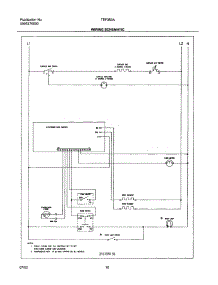 10 - Wiring Schematic parts for Tappan Range TEF353ASC from AppliancePartsPros.com