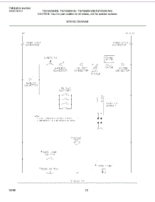 12 - Wiring Diagram parts for Frigidaire Range TGF336BHWC from AppliancePartsPros.com