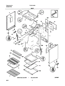 07 - Body parts for Tappan Range TGF351AWA from AppliancePartsPros.com