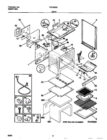 04 - Body parts for Frigidaire Range TGF355BCWA from AppliancePartsPros.com