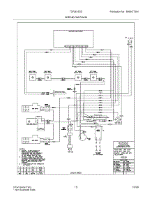 13 - Wiring Diagram parts for Tappan Range TGF351ESD from AppliancePartsPros.com