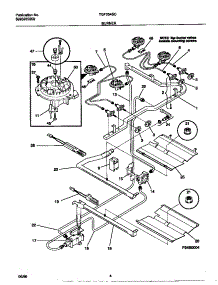 03 - Burner parts for Frigidaire Range TGF354SCDC from AppliancePartsPros.com