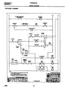 06 - Wiring Diagram parts for Frigidaire Range TEF356SCWD from AppliancePartsPros.com