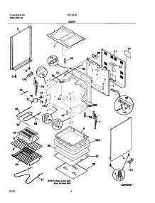 05 - Body parts for Tappan Range TEF353ASD from AppliancePartsPros.com