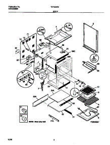 03 - Body parts for Frigidaire Range TEF365BEDB from AppliancePartsPros.com