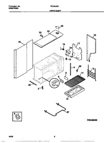 05 - Upper Body parts for Frigidaire Range TEO353SCDA from AppliancePartsPros.com