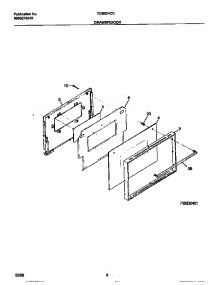 05 - Drawer / Door parts for Frigidaire Oven TGB504CCB1 from AppliancePartsPros.com
