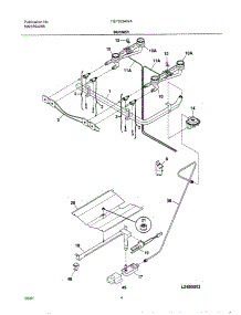 05 - Burner parts for Tappan Range TGF303AWA from AppliancePartsPros.com