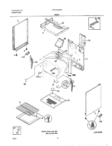 07 - Body parts for Tappan Range TGF303AWA from AppliancePartsPros.com