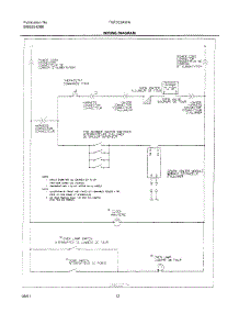 12 - Wiring Diagram parts for Tappan Range TGF303AWA from AppliancePartsPros.com