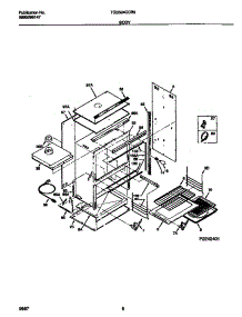04 - Body parts for Frigidaire Oven TGB504CCB3 from AppliancePartsPros.com
