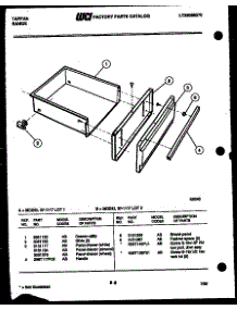06 - Drawer Parts parts for Frigidaire Range 37-1117-00-01 from AppliancePartsPros.com