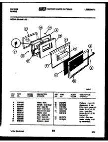 04 - Door Parts parts for Frigidaire Range 37-2639-00-01 from AppliancePartsPros.com