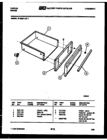 06 - Drawer Parts parts for Frigidaire Range 37-2639-00-01 from AppliancePartsPros.com
