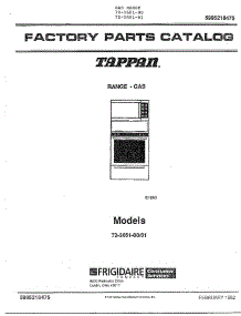 Gas Range parts for Tappan Range 72-3651-01 from AppliancePartsPros.com
