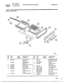 Gas Range Page 4 parts for Tappan Range 72-3651-00 from AppliancePartsPros.com