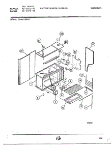 Gas Range Page 12 parts for Tappan Range 72-3651-00 from AppliancePartsPros.com