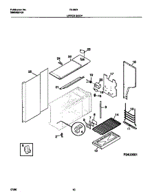 06 - Upper Body parts for Frigidaire Range 72-3651-00-07 from AppliancePartsPros.com