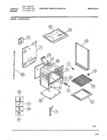 Gas Range Page 8 parts for Tappan Range 72-3651-01 from AppliancePartsPros.com