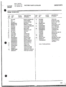 Gas Range Page 9 parts for Tappan Range 72-3651-01 from AppliancePartsPros.com