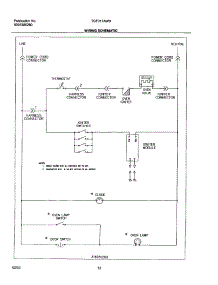 12 - Wiring Schematic parts for Tappan Range TGF317AWB from AppliancePartsPros.com