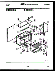 10 - Upper Body Parts parts for Frigidaire Range 72-3657-23-01 from AppliancePartsPros.com