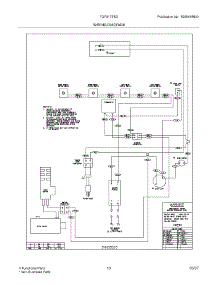 13 - Wiring Diagram parts for Tappan Range TGF317ESD from AppliancePartsPros.com