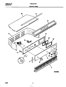 02 - Control Panel parts for Frigidaire Oven TGB500CCB2 from AppliancePartsPros.com