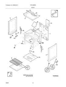 07 - Body parts for Tappan Range TGF303BWG from AppliancePartsPros.com