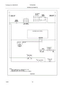 12 - Wiring Schematic parts for Tappan Range TGF320DWB from AppliancePartsPros.com