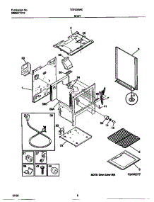 04 - Body parts for Frigidaire Range TGF330WCWB from AppliancePartsPros.com