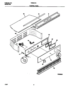 02 - Control Panel parts for Frigidaire Oven TGB500CCB3 from AppliancePartsPros.com