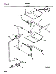 03 - Burner parts for Frigidaire Oven TGB557CCBA from AppliancePartsPros.com