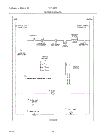 12 - Wiring Schematic parts for Frigidaire Range TGF303BWD from AppliancePartsPros.com