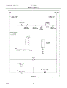 12 - Wiring Schematic parts for Tappan Range TGF317DWD from AppliancePartsPros.com