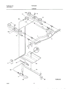 05 - Burner parts for Tappan Range TGF324BHDD from AppliancePartsPros.com