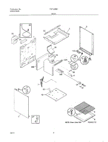 07 - Body parts for Tappan Range TGF324BHDD from AppliancePartsPros.com