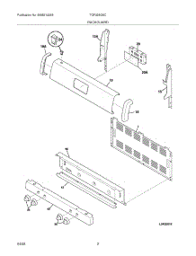 03 - Backguard parts for Tappan Range TGF328GSC from AppliancePartsPros.com