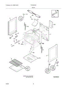 07 - Body parts for Tappan Range TGF328GSC from AppliancePartsPros.com