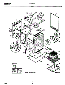 03 - Body parts for Frigidaire Range TEF367CCTE from AppliancePartsPros.com