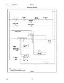10 - Wiring Schematic parts for Tappan Range TEF364AQG from AppliancePartsPros.com