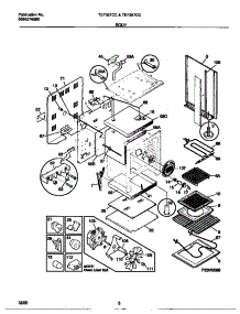 04 - Body parts for Frigidaire Range TEF387CCSB from AppliancePartsPros.com