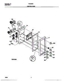 03 - Control Panel parts for Frigidaire Range TEO353SCWC from AppliancePartsPros.com