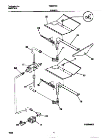 03 - Burner parts for Frigidaire Oven TGB557CCB2 from AppliancePartsPros.com