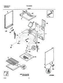 07 - Body parts for Tappan Range TGF303BWA from AppliancePartsPros.com